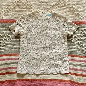 J.McLaughlin Lace Crochet Top